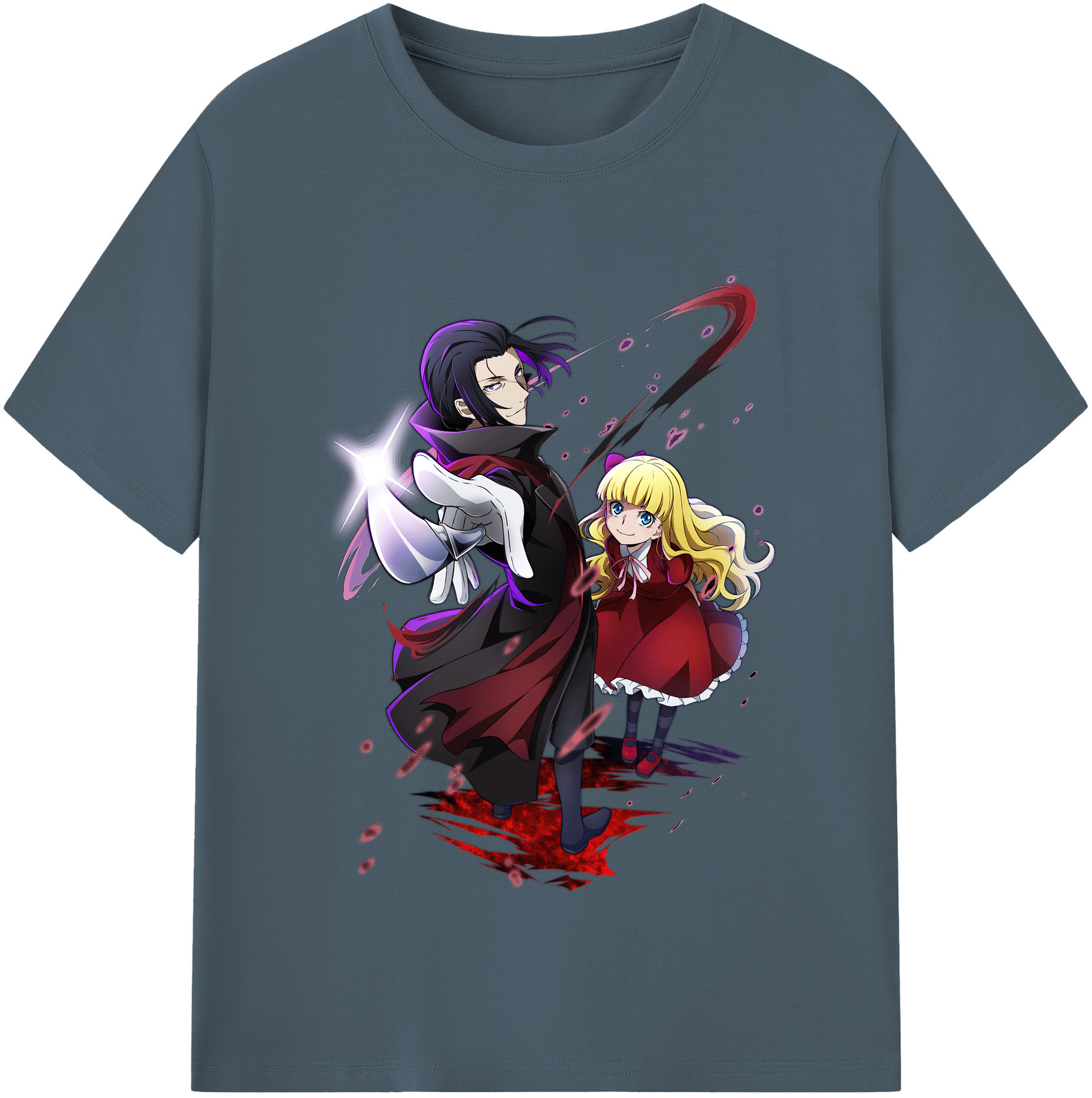 （画像用） 文豪ストレイドッグス Bungo Stray Dogs 綿100％半袖Tシャツ（フロントプリント）